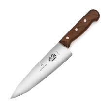 Chef knife wood handle 8 inch