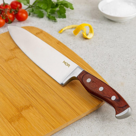 Chef knife wood handle 9 inch