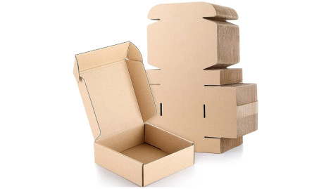 Square Brown Cake Box with Cover 28x28x9 cm