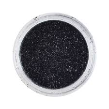 Black glitter