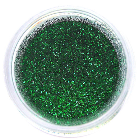 Green glitter