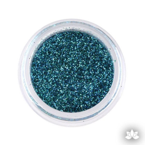 Turquoise glitter