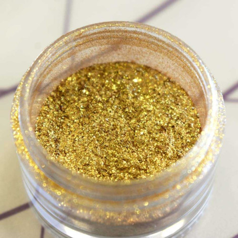 Gold glitter