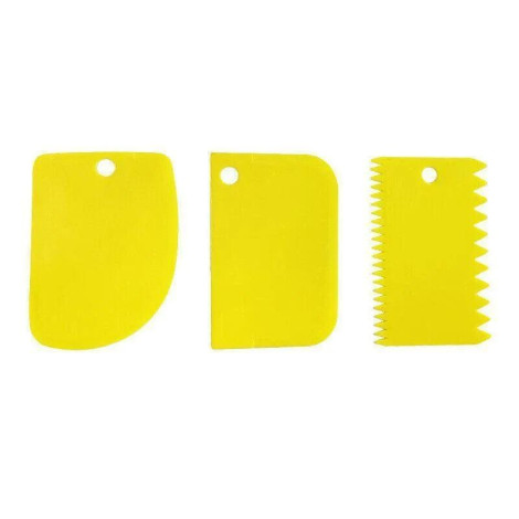 Scraper large to medium yellow