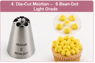 Die Cut-Meidian 6 beans dot light grade