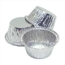 Silver Foil Cupcake liners  Small 30pcs
