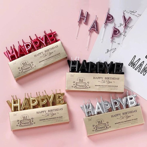 Happy Birthday candles
