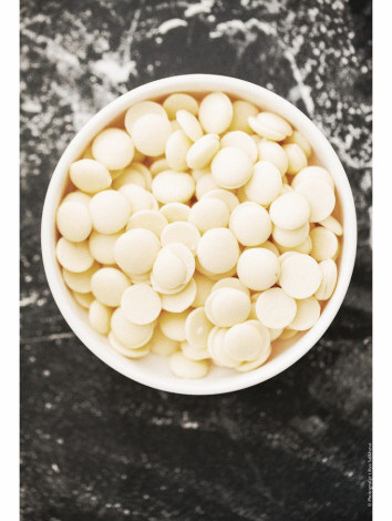 Choco White Button 150g