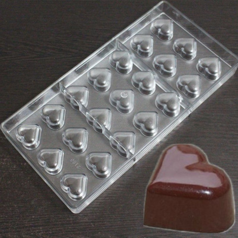 Polycarbonate  Chocolate Mould Tray 275×135×24MM
