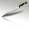 Chef knife wooden handle 11 inch