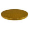 Round Gold Cake Drum 21