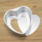 Heart shaped movable mould 7cm