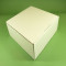 Square Cake Box White with cover 27x27x12