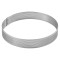 Perforated S/S round shaped tart mould 15*2 cm
