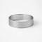 Perforated S/S round shaped tart mould 7*2cm
