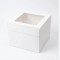 Cake Box White with Window 26x26x20 cm