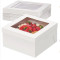Cake Box White with Window 31x31x20 cm