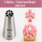 Meridian 7-head heart-shaped light level