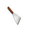 The triangular Stainless Steel Bench Scraper(Wood Handle)
