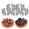 Perforated S/S round shaped tart mould