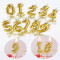 Gold Candles with crown