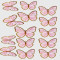 Butterfly Autocollant Large