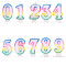 Colourful candles